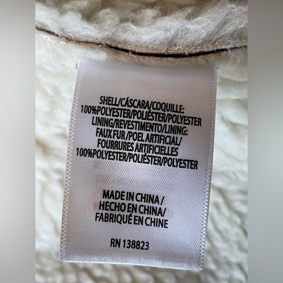 IDYLLWIND Miranda Lambert Medium Suede Sherpa Cactus Horseshoe Western Coat - Picture 8 of 14